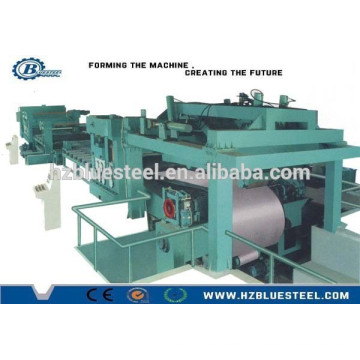 Hot Selling Full Automatic Metal Coil Sheet Slitting Line With Recoiler , Coil Sheet Sliver Length Cutting Machine